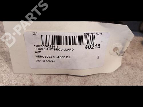Right front fog light MERCEDES-BENZ C-CLASS (W203) C 220 CDI (203.006) | BP9615271C31 
