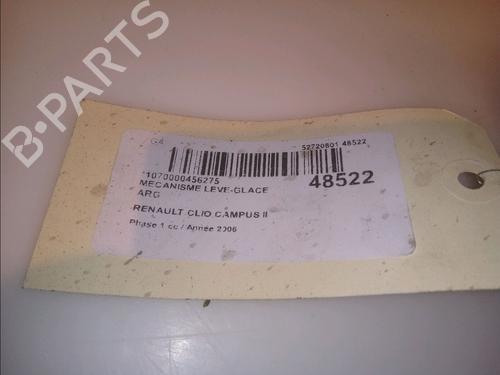 Rear left window mechanism RENAULT CLIO II (BB_, CB_) 1.5 dCi (B/C2J) | BP15199796C24 