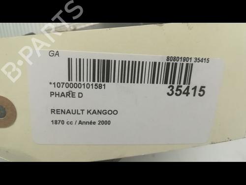 Used Right headlight RENAULT KANGOO Express (FC0/1_) [1997-2025]  23177635