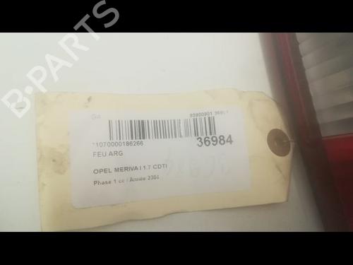 Left taillight OPEL MERIVA A MPV (X03) 1.7 CDTI (E75) | BP9603065C34