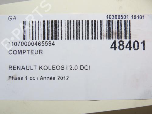 Instrument cluster RENAULT KOLEOS I (HY_) 2.0 dCi (HY0K) | BP28967951C47 