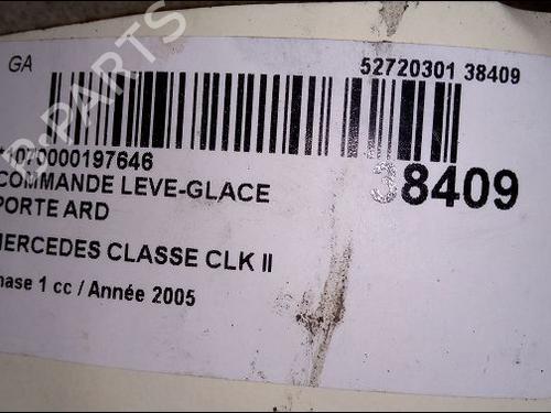 Used Right rear window switch MERCEDES-BENZ CLK (C209) CLK 270 CDI (209.316) (163 hp) 23176580