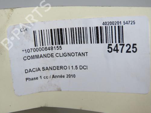 Steering column stalk DACIA SANDERO 1.5 dCi | BP33477539I23  - Image 5