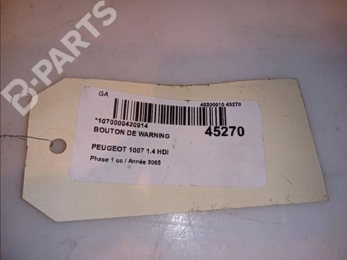 Warning switch PEUGEOT 1007 (KM_) 1.4 HDi | BP11976461I22 