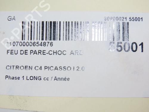 Used Rear bumper right light CITROËN C4 Grand Picasso I (UA_) 2.0 HDi 150 (150 hp) 28802266