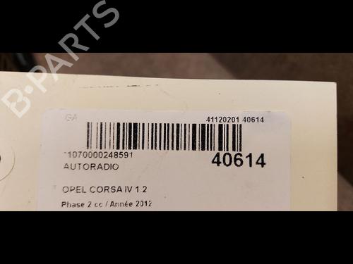 Used Radio OPEL CORSA D (S07) 1.2 (L08, L68) (86 hp) 9609465