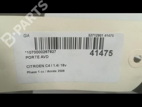 Right front door CITROËN C4 Coupe (LA_) 1.4 16V | BP9612423C3 