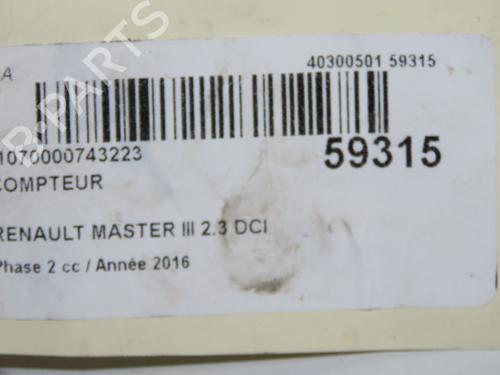 Instrument cluster RENAULT MASTER III Van (FV) 2.3 dCi 130 FWD (FV0M, FV0Y, FV0J, FV02, FV03) | BP36345269C47  - Image 5