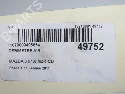 Mass air flow sensor MAZDA 3 (BL) 1.6 MZ-CD (BL14) | BP33417668M95  - Image 5