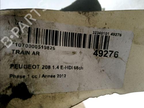 Rear axle PEUGEOT 208 I (CA_, CC_) 1.4 HDi | BP17868188M2 