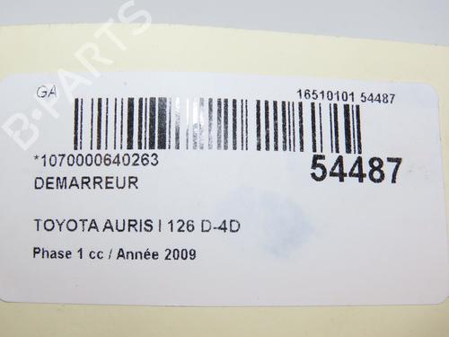 Starter TOYOTA AURIS (_E15_) 1.4 D-4D (NDE150_, NDE150R) | BP29318722M8  - Image 8