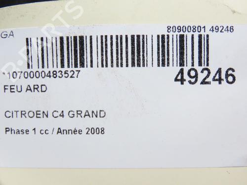 Right taillight CITROËN C4 Grand Picasso I (UA_) 1.6 HDi | BP28969528C35 