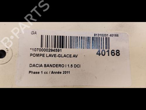 Washer pump DACIA SANDERO 1.5 dCi | BP14881508E24