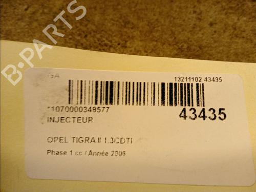 Used Injector Injector OPEL TIGRA TwinTop (X04) 1.3 CDTI (R97) (69 hp) 9821581 9821581