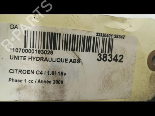 ABS pump CITROËN C4 I (LC_) 1.6 16V | BP9605240M43