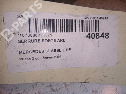 Rear right lock MERCEDES-BENZ E-CLASS (W210) E 220 CDI (210.006) | BP11103399C99 