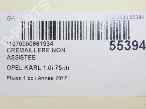 Styregear/Snekke OPEL KARL (C16) 1.0 (75 hp) 29415137