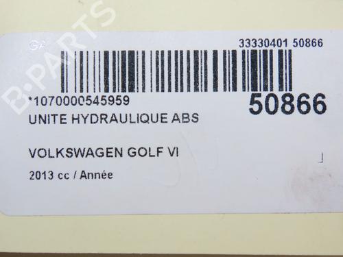 Used ABS pump VW GOLF VI Variant (AJ5) 1.4 TSI (122 hp) 29469732