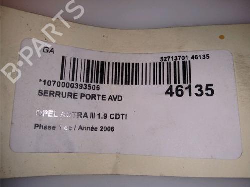 Front right lock OPEL ASTRA H GTC (A04) 1.9 CDTI (L08) | BP11921459C97