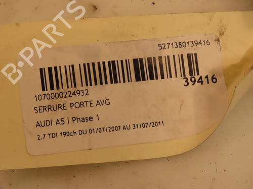 Front left lock AUDI A5 (8T3) 2.7 TDI | BP16538022C98 