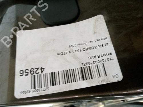 Used Left front door ALFA ROMEO 159 (939_) 1.9 JTDM 8V (939AXE1B) (120 hp) 14951460
