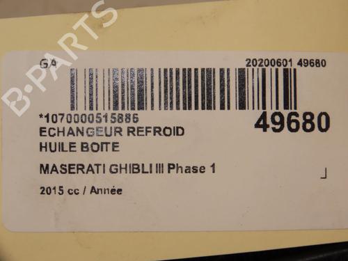 Used Oil radiator MASERATI GHIBLI III (M157) 3.0 D (275 hp) 17214490
