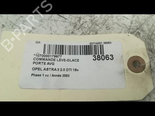 Used Left front window switch Left front window switch OPEL ASTRA G Hatchback (T98) 2.0 DTI 16V (F08, F48) (101 hp) 9605640 9605640