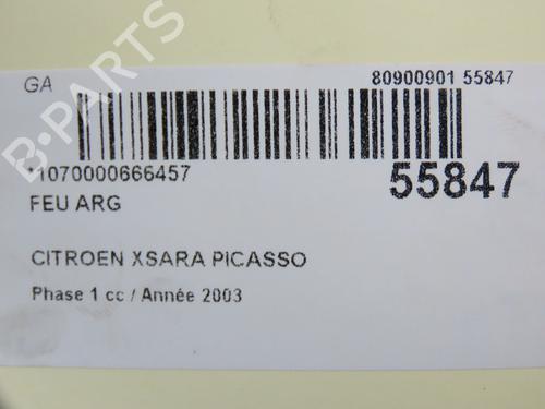 Used Left taillight CITROËN XSARA PICASSO (N68) 2.0 HDi (90 hp) 30916936