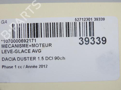 Front left window mechanism DACIA DUSTER (HS_) 1.5 dCi (HSAJ) | BP33477560C22  - Image 5