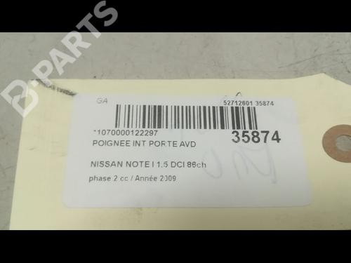 Front right interior door handle NISSAN NOTE (E11, NE11) 1.5 dCi | BP9598419I14 