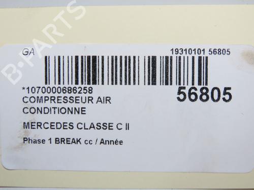 Used AC compressor MERCEDES-BENZ C-CLASS T-Model (S203) C 220 CDI (203.206, 203.208) (143 hp) 32129608