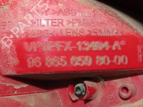 Right taillight PEUGEOT 207 (WA_, WC_) 1.6 HDi | BP28969556C35 