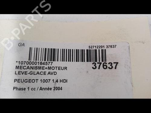 Used Front right window mechanism PEUGEOT 1007 (KM_) 1.4 HDi (68 hp) 23175688