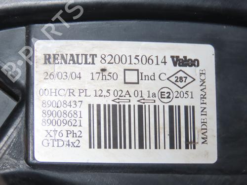 Left headlight RENAULT KANGOO Express (FC0/1_) 1.2 16V (FC05, FC0W, FC1D, FC1P, FC1K, FC0T) | BP28832523C28 