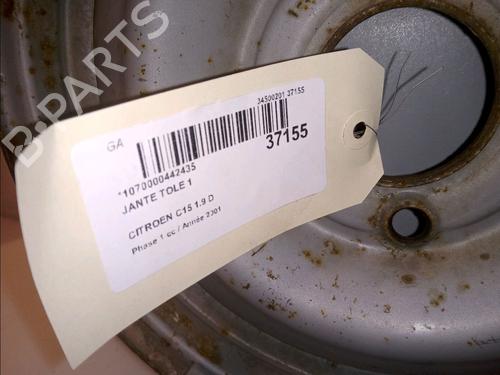 Used Rim CITROËN C15 Box Body/MPV (VD_) 1.9 D (60 hp) 23174160