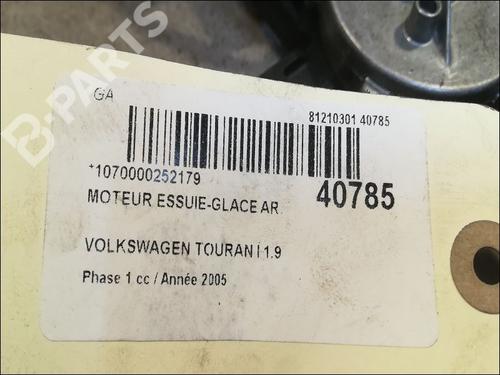 Rear wiper motor VW TOURAN (1T1, 1T2) 1.9 TDI | BP9609915M102 