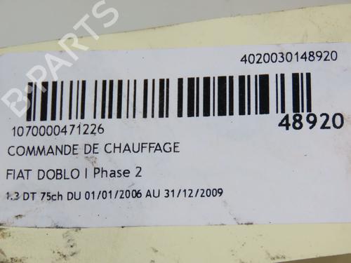 Climate control FIAT DOBLO Box Body/MPV (223_) 1.3 D Multijet | BP17868326I5 