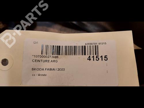 Rear left belt tensioner SKODA FABIA I (6Y2) 1.4 | BP9612749C89 