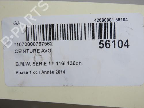 Front left seatbelt BMW 1 (F21) 116 i | BP36494723I26 - Image 5