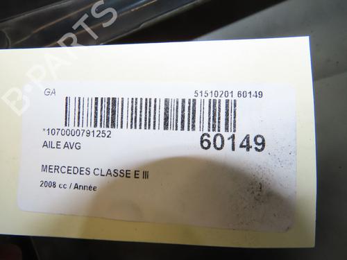 Used Left front fenders Left front fenders MERCEDES-BENZ E-CLASS (W211) E 200 CDI (211.007) (136 hp) 40050842 40050842