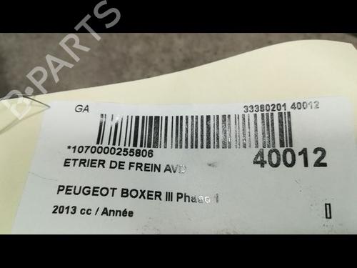 Used Right front brake caliper Right front brake caliper PEUGEOT BOXER Platform/Chassis 2.2 HDi 110 (110 hp) 14877448 14877448