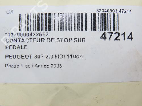 Used Electronic module Electronic module PEUGEOT 307 (3A/C) 2.0 HDi 110 (107 hp) 14876936 14876936