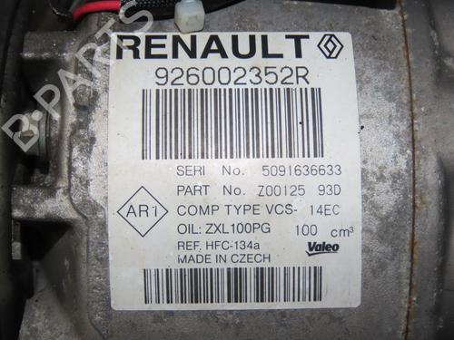 Used AC compressor AC compressor RENAULT CLIO IV (BH_) 1.5 dCi 90 (90 hp) 31151622 31151622