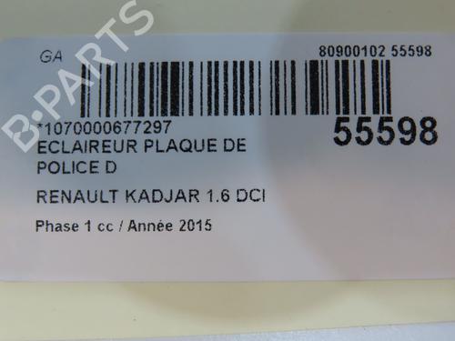 Licence plate light RENAULT KADJAR (HA_, HL_) 1.6 dCi 130 (HLA4) | BP31121194I40  - Image 5