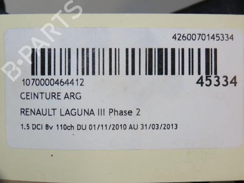 Rear left belt tensioner RENAULT LAGUNA III (BT0/1) 1.5 dCi (BT00, BT0A, BT0T, BT1J) | BP17868386C89 