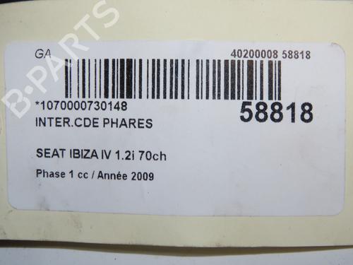 Headlight switch SEAT IBIZA IV (6J5, 6P1) 1.2 | BP38527449I24 - Image 6