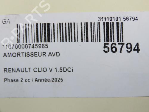 Right front shock absorber RENAULT CLIO V (B7_) 1.5 Blue dCi 100 (B7AD) | BP33998752M17  - Image 6