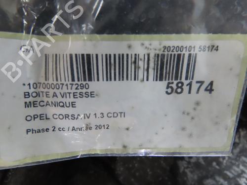 Used Gearbox Gearbox OPEL CORSA D (S07) 1.3 CDTI (L08, L68) (75 hp) 33728033 33728033