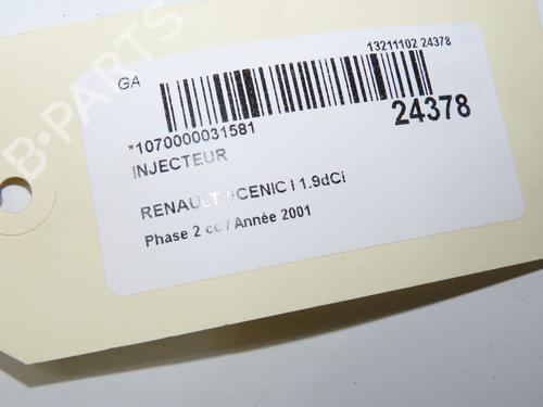 Used Injector Injector RENAULT SCÉNIC I MPV (JA0/1_, FA0_) 1.9 dCi RX4 (102 hp) 34572792 34572792