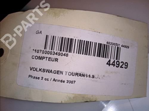 Instrument cluster VW TOURAN (1T1, 1T2) 1.9 TDI | BP11101361C47 